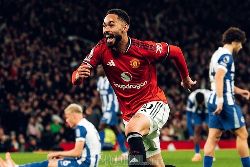 Begini nih raut muka Matheus Cunha abis ngejebol gawang Brighton.