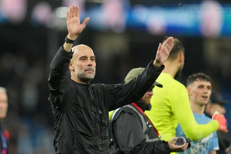 Tampak pelatih Manchester City, Josep Guardiola, setelah pertandingan kontra Liverpool di Stadion Etihad pada 9 November 2025.