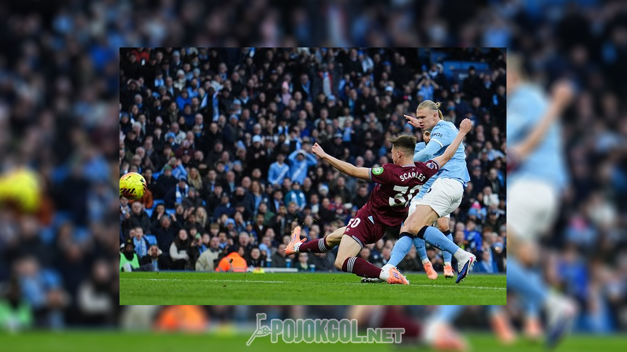 Erling Haaland sukses menyumbang gol pertama di laga Premier League antara Manchester City kontra West Ham United yang digelar di Etihad Stadium, 20 Desember 2025.