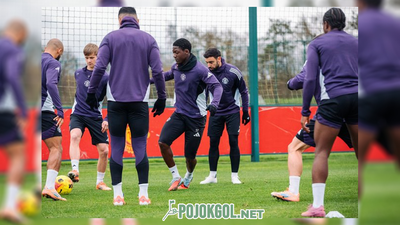 Intip suasana anak-anak Manchester United pas lagi sesi latihan.