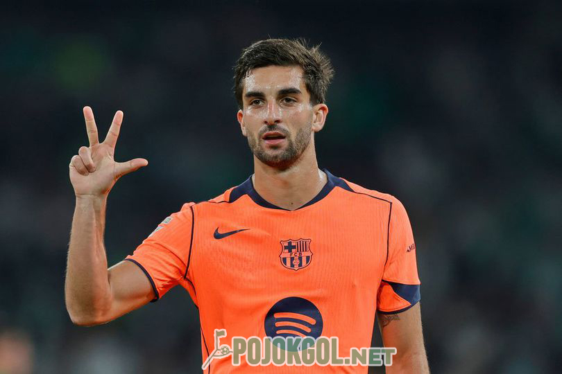 Raut wajah Ferran Torres setelah bikin tiga gol alias hattrick ke gawang Real Betis.