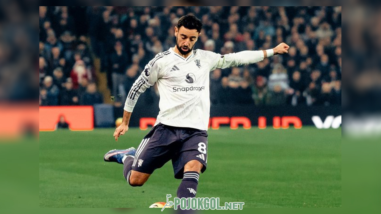 Sosok kapten di tim Manchester United, Bruno Fernandes.