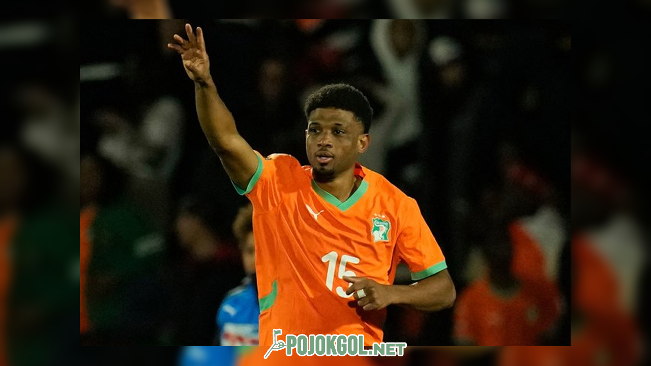 Amad Diallo tampil membela tim nasional Pantai Gading dalam turnamen Piala Afrika 2025.