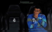 Kylian Mbappe, bintang Real Madrid, terlihat cuma duduk di bangku cadangan pas mau tanding lawan Manchester City di Liga Champions hari Kamis, 11 Desember 2025.