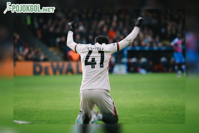 Selebrasi Estevao Willian setelah sukses membobol gawang Crystal Palace pada 25 Jan 2026.