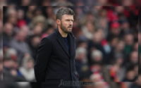 Michael Carrick, yang menjabat sebagai manajer sementara di Manchester United.