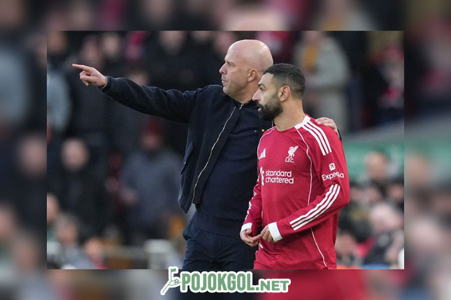 Arne Slot lagi ancang-ancang buat nurunin Mohamed Salah di duel antara Liverpool lawan Tottenham.