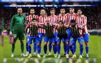 Daftar susunan pemain utama Atletico Madrid ketika menjamu Tottenham pada laga pertama babak 16 besar Liga Champions, 11 Maret 2026.