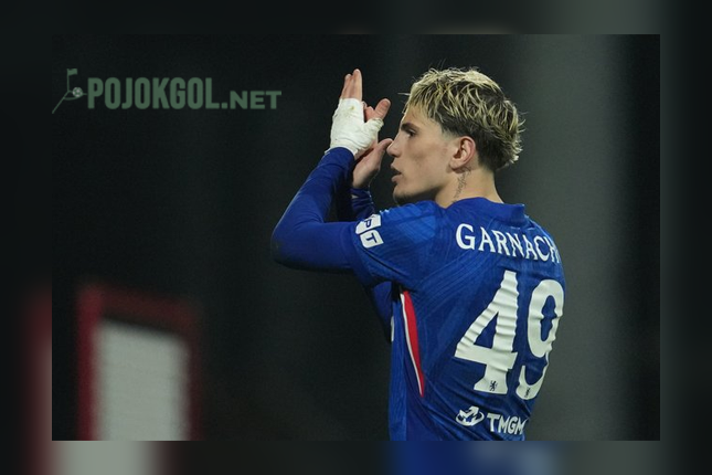 Pemain sayap Chelsea, Alejandro Garnacho.