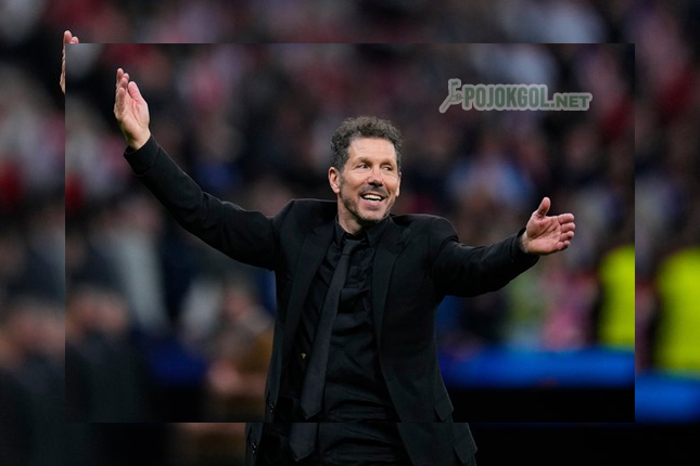 Sosok juru taktik Atletico Madrid, Diego Simeone.