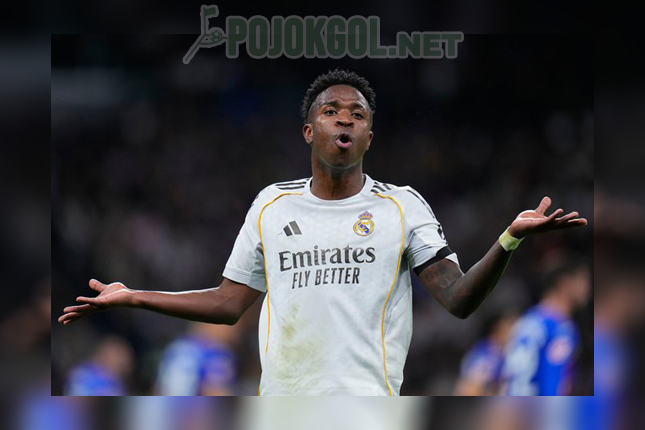 Sosok penyerang sayap andalan Real Madrid, Vinicius Junior.
