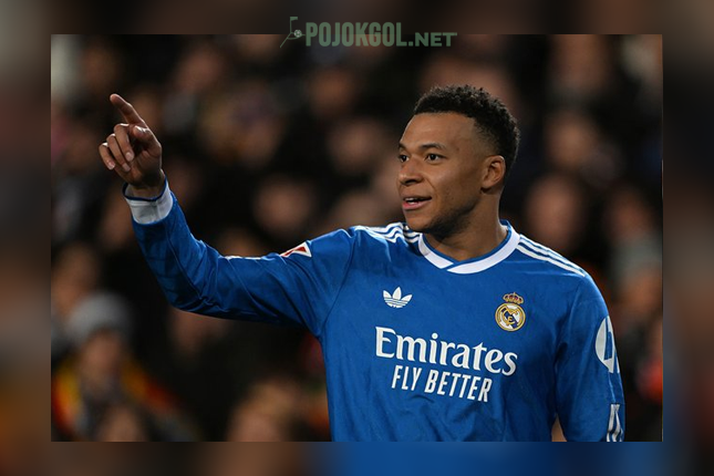 Sosok ujung tombak Real Madrid, Kylian Mbappe.