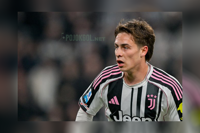 Aksi Kenan Yildiz sewaktu membela Juventus kontra Sassuolo dalam lanjutan Liga Italia musim 2025 - 2026, Minggu (22 Maret 2026).