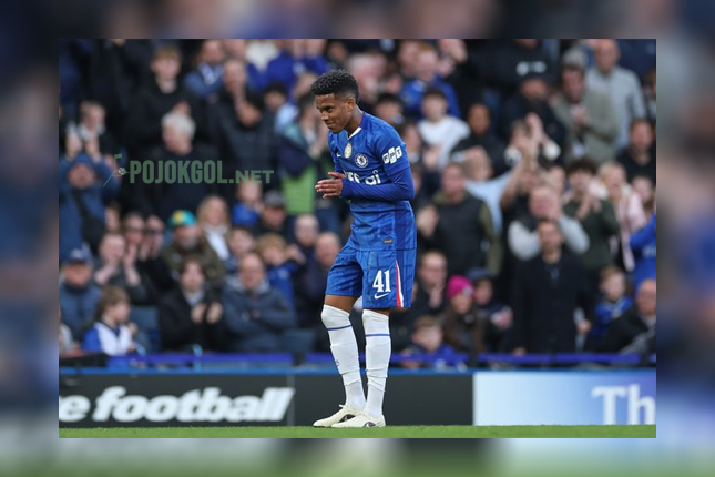 Aksi selebrasi Estevao Willian saat membela Chelsea lawan Port Vale di ajang FA Cup 2025-2026, Sabtu (4 April 2026).