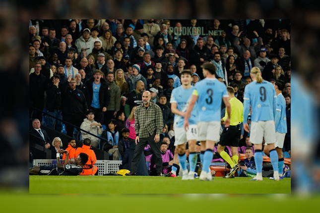 Juru taktik Manchester City, Pep Guardiola.