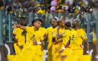Pemain timnas Ghana lagi pada selebrasi gol pas pertandingan FIFA Matchday bulan Maret 2026.
