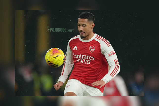 William Saliba, pemain belakang andalan Arsenal.