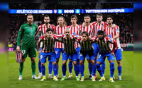 Susunan pemain utama Atletico Madrid pas lagi tanding lawan Tottenham di leg pertama babak 16 besar Liga Champions, tanggal 11 Maret 2026.